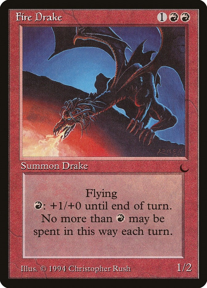 Image for Fire Drake (The Dark) - Magic: The Gathering