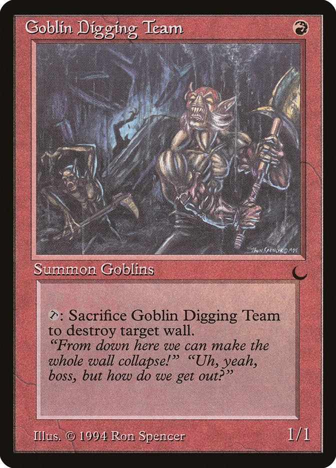 Image for Goblin Digging Team (The Dark) - Magic: The Gathering