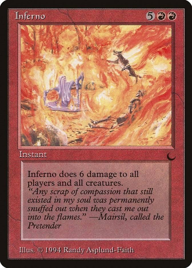 Image for Inferno (The Dark) - Magic: The Gathering