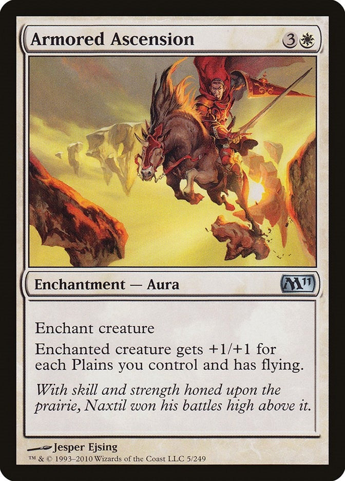 Image for Armored Ascension (Magic 2011 (M11)) (5) - Magic: The Gathering