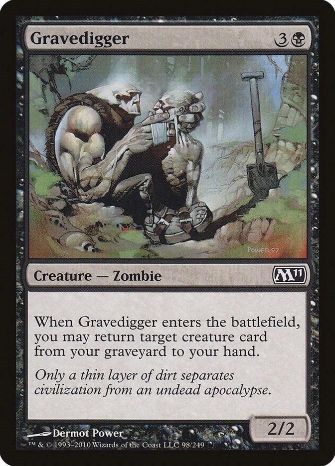 Image for Gravedigger (Magic 2011 (M11)) (98) - Magic: The Gathering