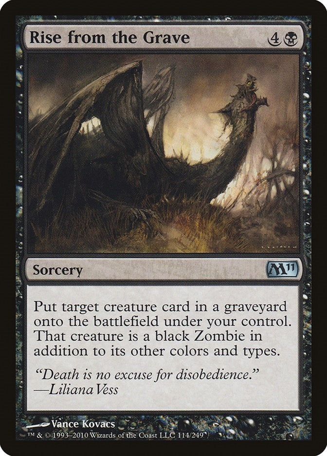 Image for Rise from the Grave (Magic 2011 (M11)) (114) - Magic: The Gathering