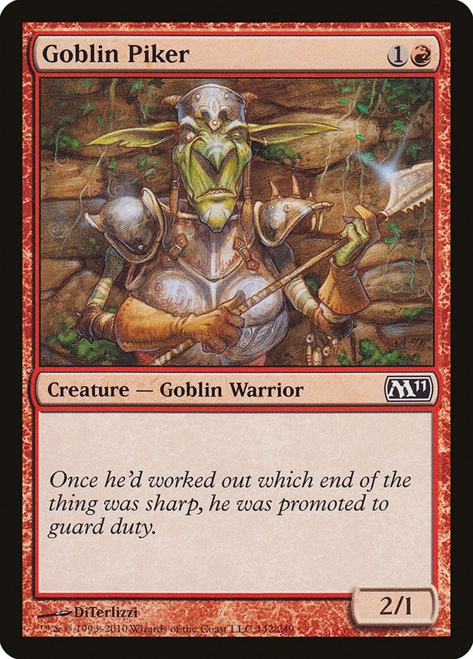 Image for Goblin Piker (Magic 2011 (M11)) (142) - Magic: The Gathering