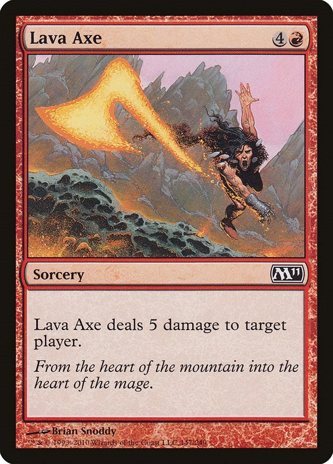 Image for Lava Axe (Magic 2011 (M11)) (147) - Magic: The Gathering