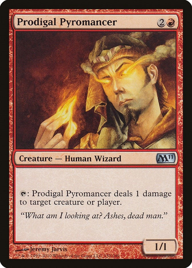 Image for Prodigal Pyromancer (Magic 2011 (M11)) (152) - Magic: The Gathering