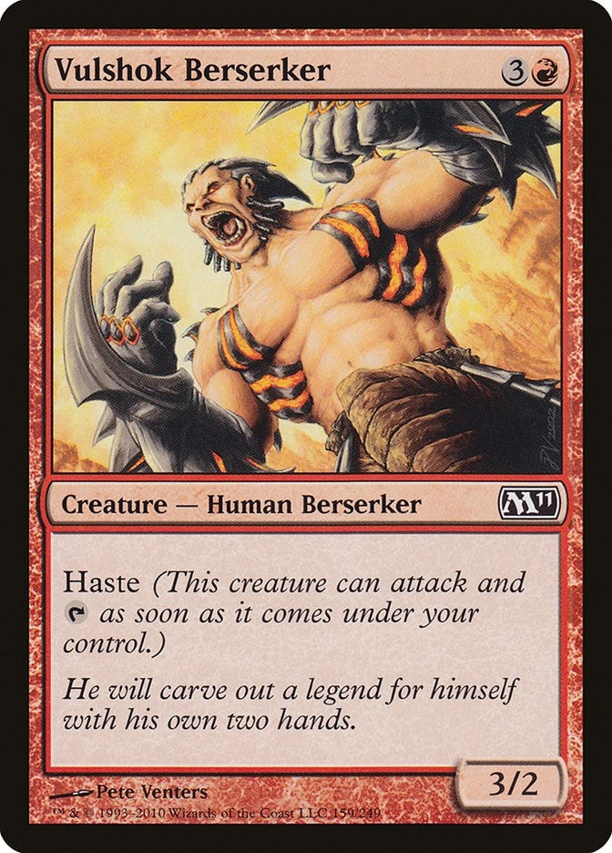 Image for Vulshok Berserker (Magic 2011 (M11)) (159) - Magic: The Gathering