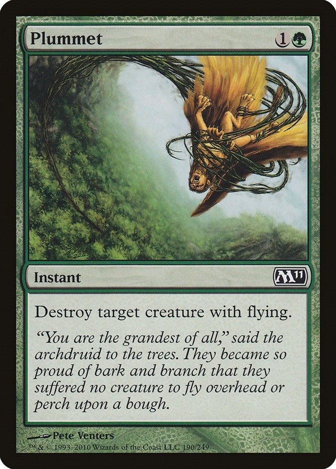 Image for Plummet (Magic 2011 (M11)) (190) - Magic: The Gathering