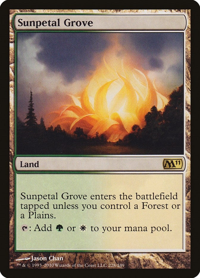 Image for Sunpetal Grove (Magic 2011 (M11)) (228) - Magic: The Gathering