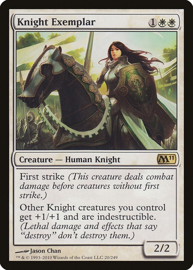 Image for Knight Exemplar (Magic 2011 (M11)) (20) - Magic: The Gathering