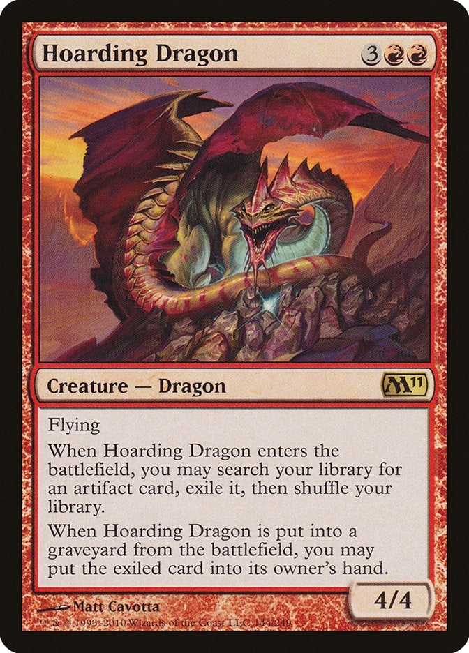 Image for Hoarding Dragon (Magic 2011 (M11)) (144) - Magic: The Gathering