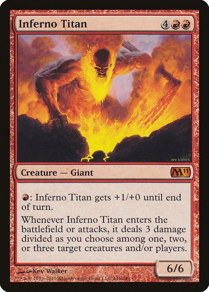 Image for Inferno Titan (Magic 2011 (M11)) (146) - Magic: The Gathering