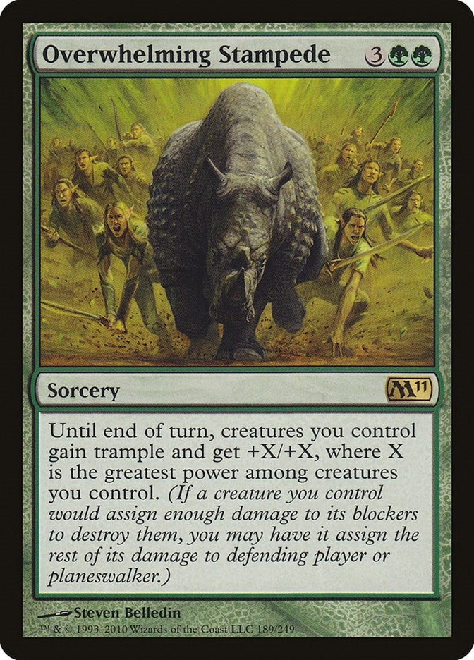 Image for Overwhelming Stampede (Magic 2011 (M11)) (189) - Magic: The Gathering