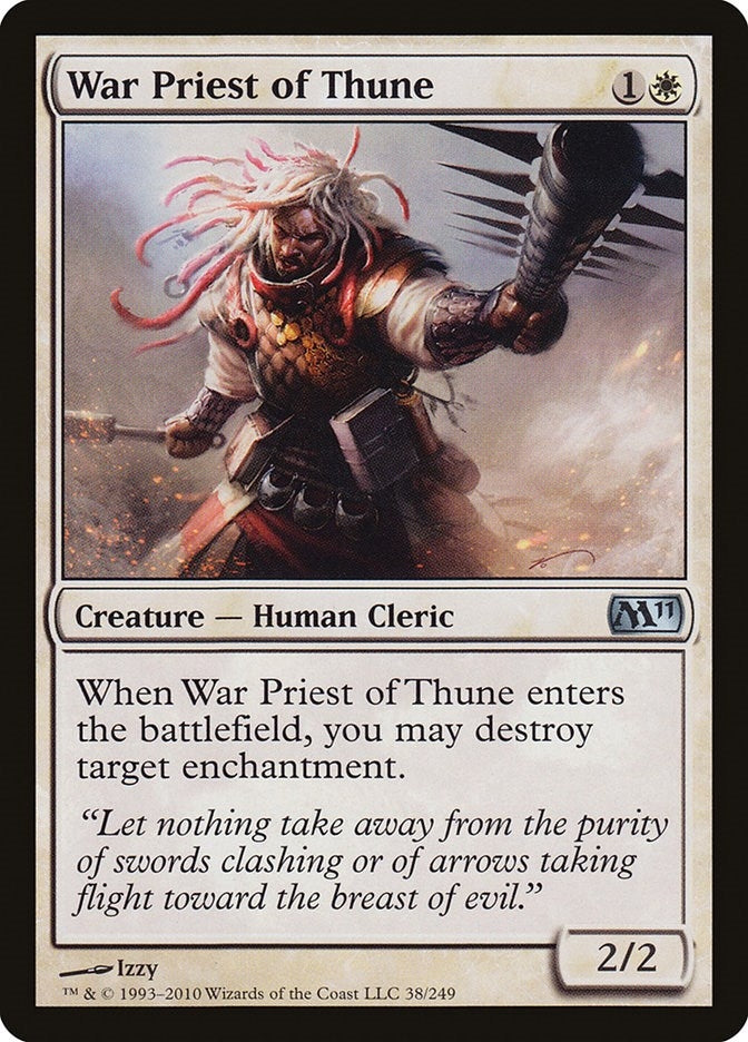 Image for War Priest of Thune (Magic 2011 (M11)) (38) - Magic: The Gathering