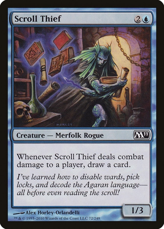Image for Scroll Thief (Magic 2011 (M11)) (72) - Magic: The Gathering