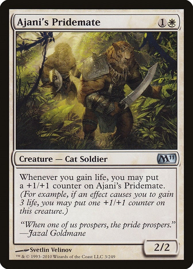 Image for Ajani's Pridemate (Magic 2011 (M11)) (3) - Magic: The Gathering
