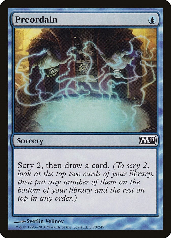 Image for Preordain (Magic 2011 (M11)) (70) - Magic: The Gathering