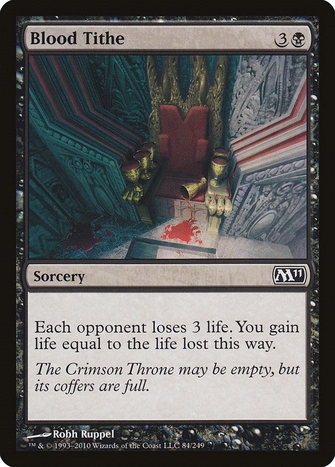 Image for Blood Tithe (Magic 2011 (M11)) (84) - Magic: The Gathering