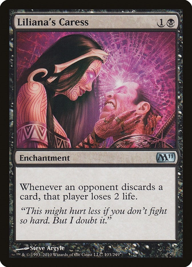 Image for Liliana's Caress (Magic 2011 (M11)) (103) - Magic: The Gathering