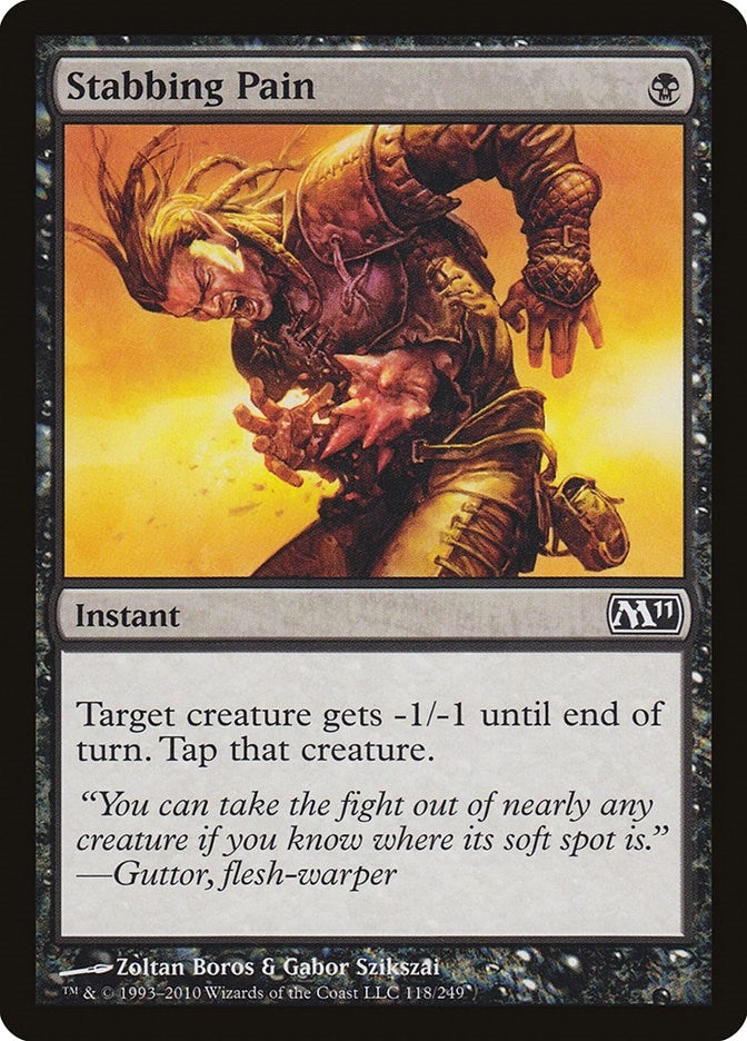 Image for Stabbing Pain (Magic 2011 (M11)) (118) - Magic: The Gathering