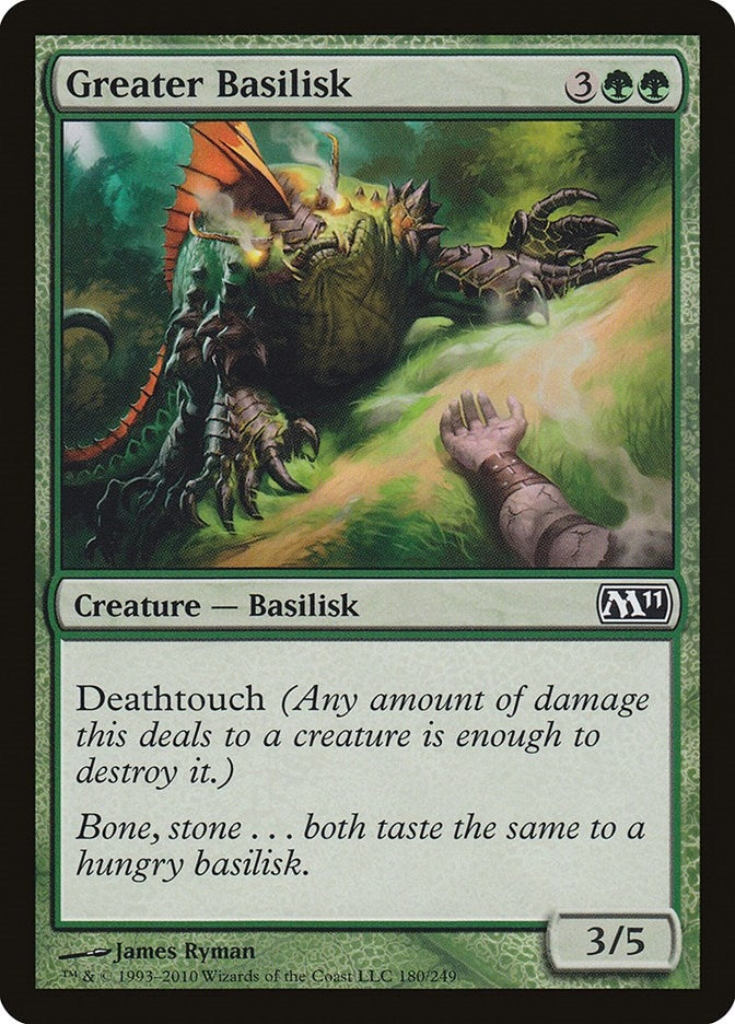 Image for Greater Basilisk (Magic 2011 (M11)) (180) - Magic: The Gathering
