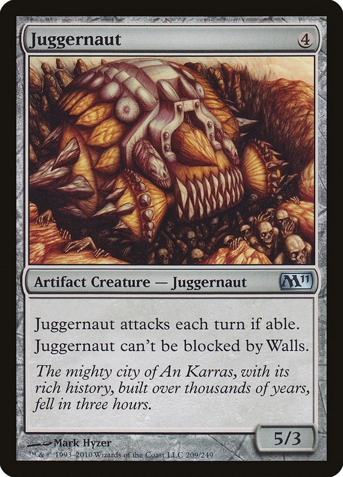 Image for Juggernaut (Magic 2011 (M11)) (209) - Magic: The Gathering