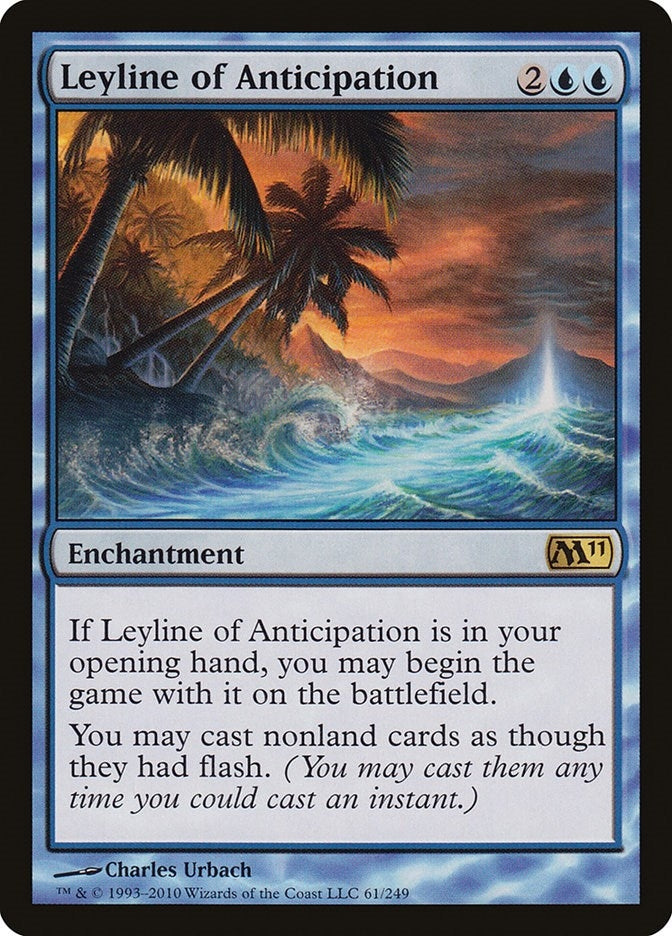 Image for Leyline of Anticipation (Magic 2011 (M11)) (61) - Magic: The Gathering