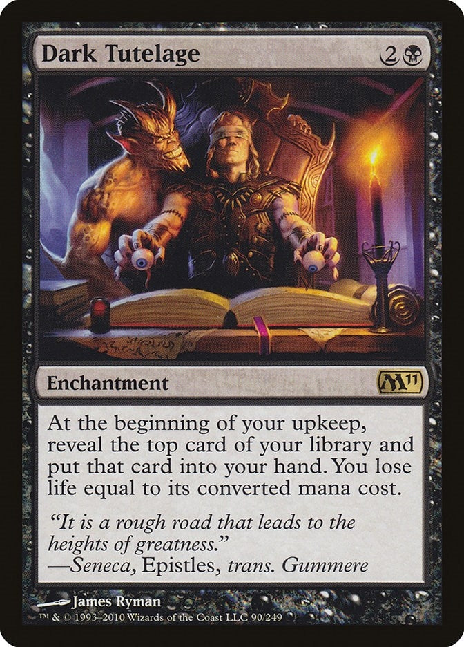 Image for Dark Tutelage (Magic 2011 (M11)) (90) - Magic: The Gathering