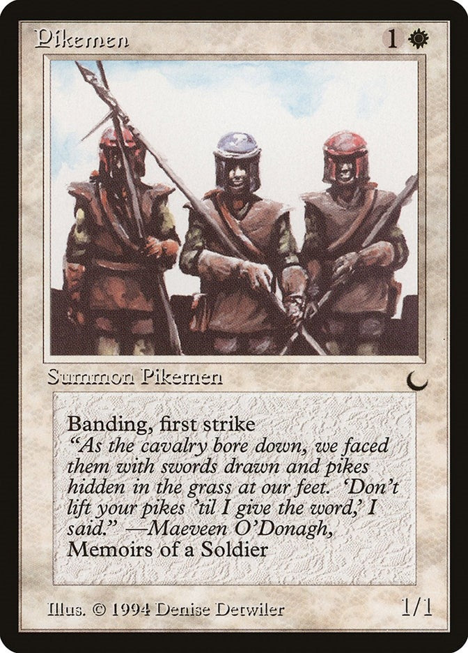 Image for Pikemen (The Dark) - Magic: The Gathering