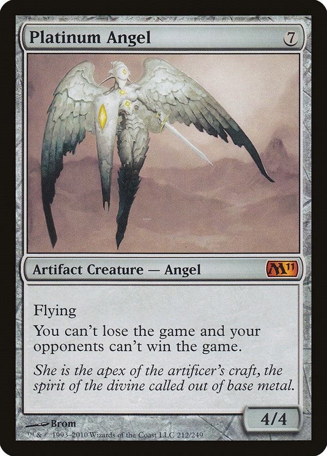 Image for Platinum Angel (Magic 2011 (M11)) (212) - Magic: The Gathering