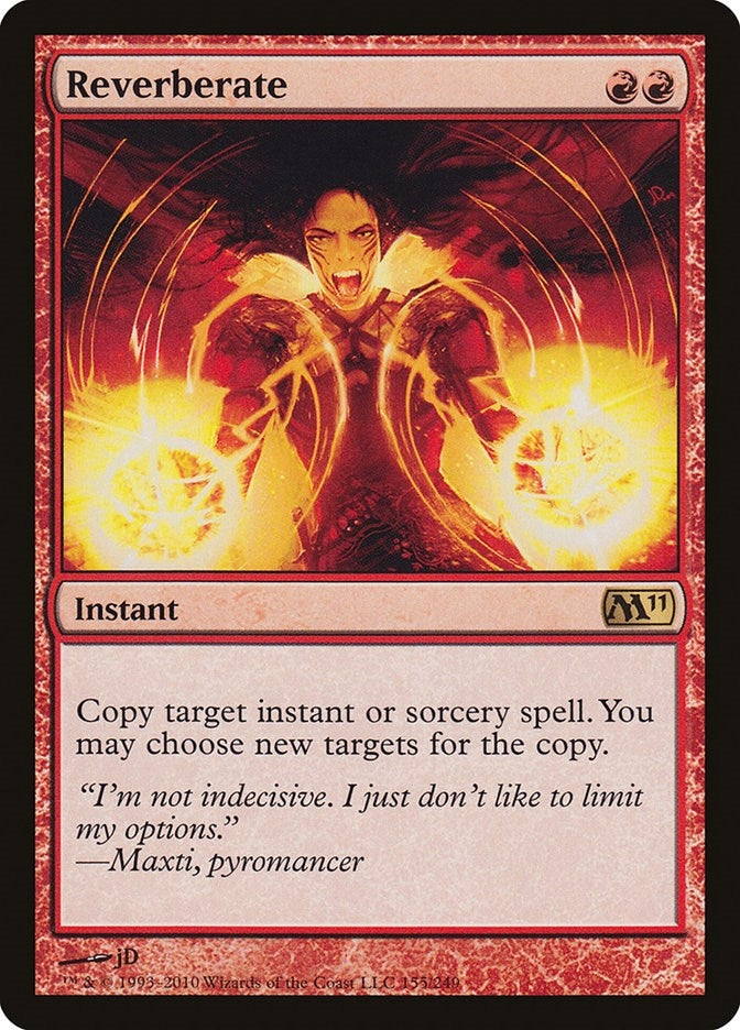 Image for Reverberate (Magic 2011 (M11)) (155) - Magic: The Gathering
