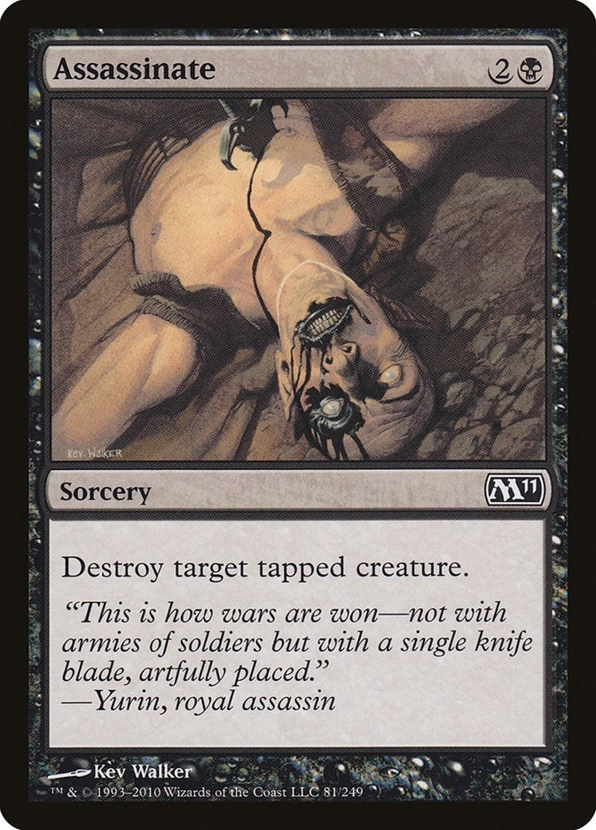 Image for Assassinate (Magic 2011 (M11)) (81) - Magic: The Gathering