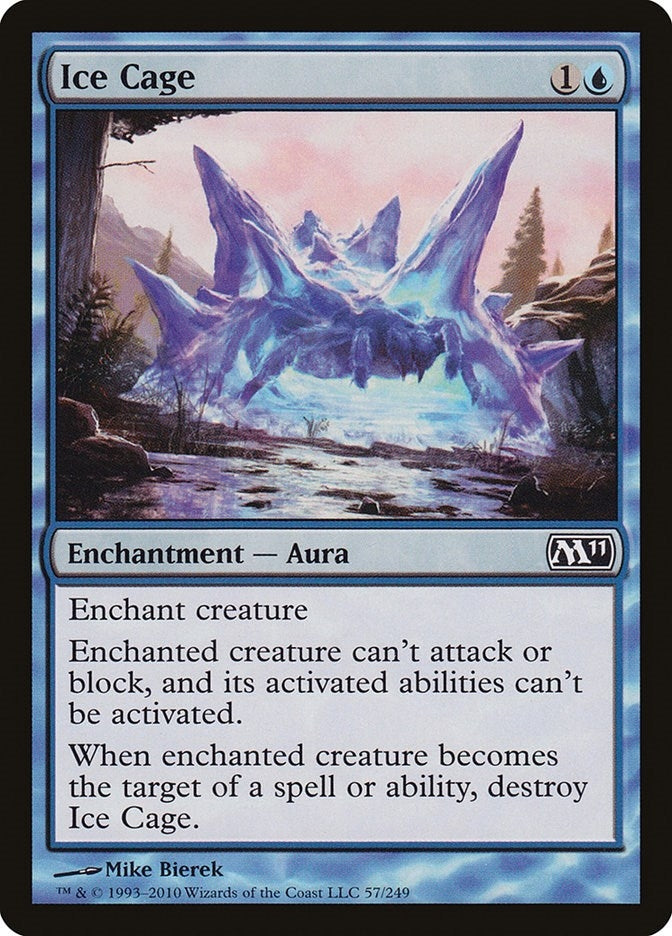 Image for Ice Cage (Magic 2011 (M11)) (57) - Magic: The Gathering