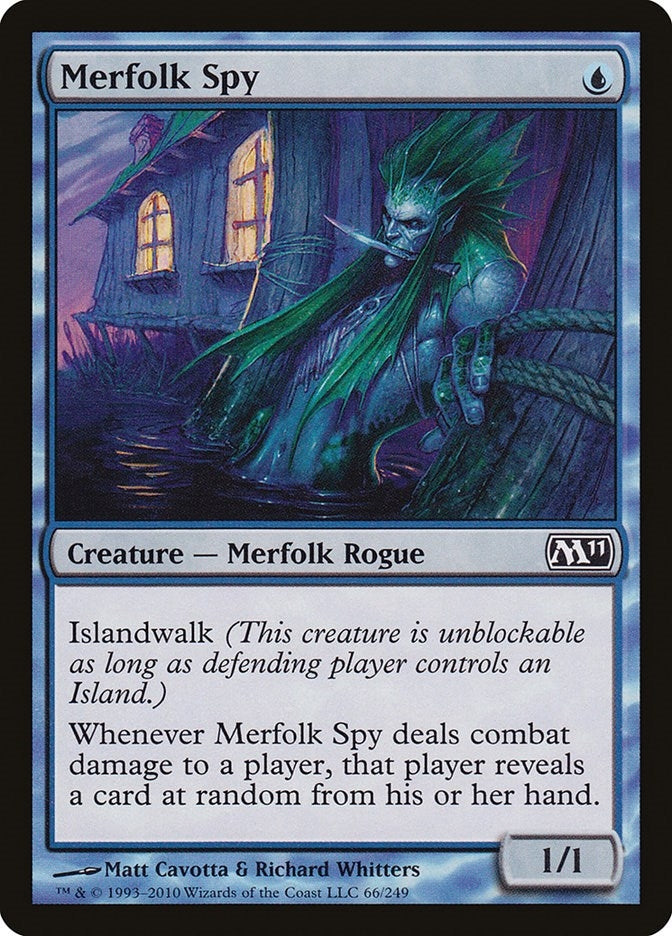 Image for Merfolk Spy (Magic 2011 (M11)) (66) - Magic: The Gathering