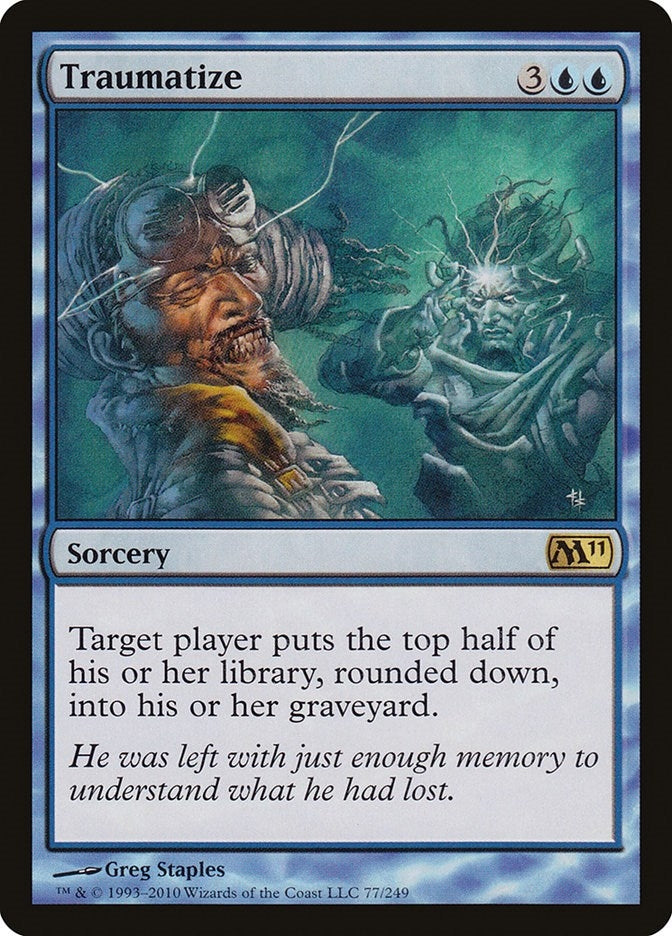 Image for Traumatize (Magic 2011 (M11)) (77) - Magic: The Gathering