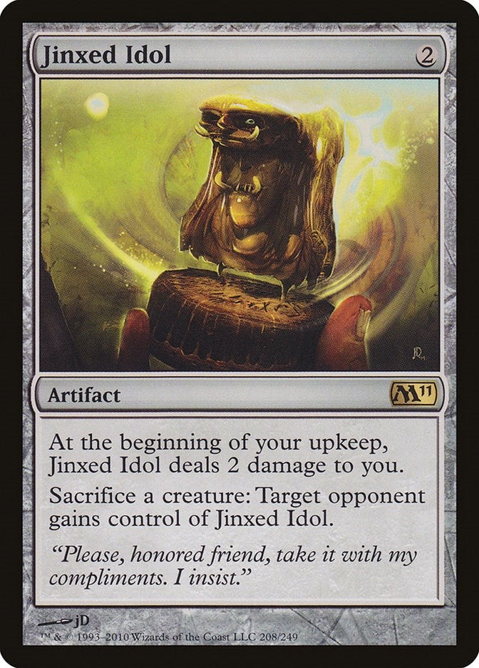 Image for Jinxed Idol (Magic 2011 (M11)) (208) - Magic: The Gathering