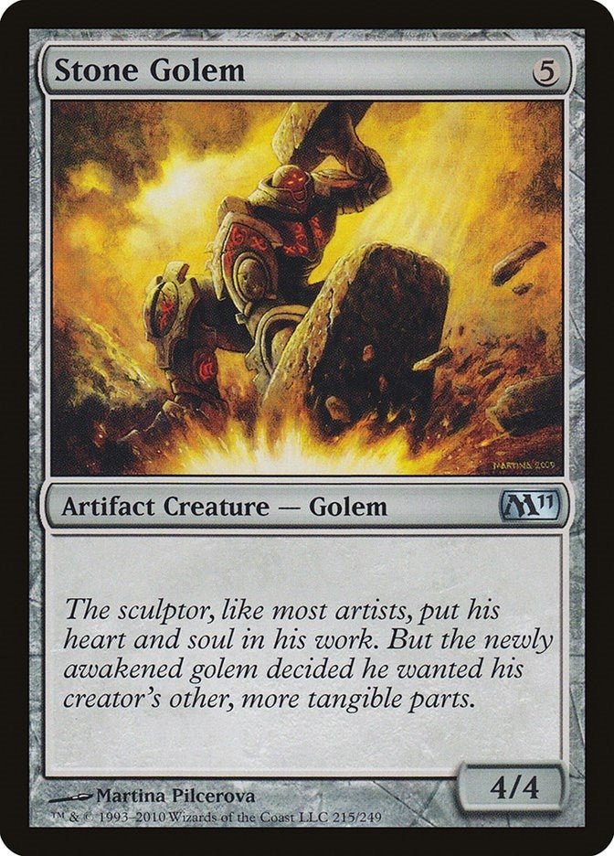 Image for Stone Golem (Magic 2011 (M11)) (215) - Magic: The Gathering