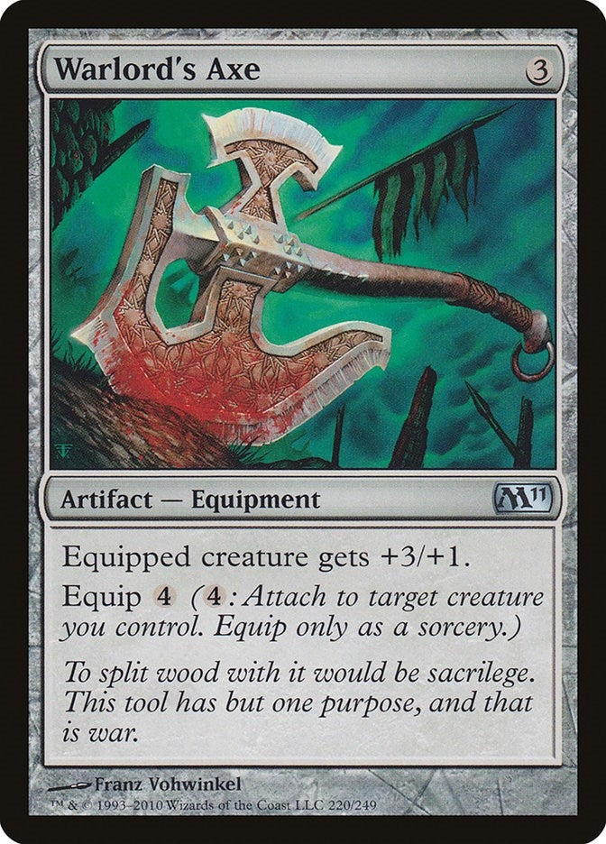 Image for Warlord's Axe (Magic 2011 (M11)) (220) - Magic: The Gathering