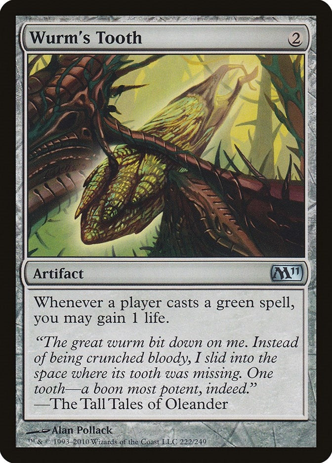 Image for Wurm's Tooth (Magic 2011 (M11)) (222) - Magic: The Gathering