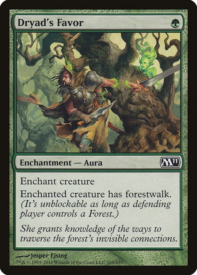 Image for Dryad's Favor (Magic 2011 (M11)) (169) - Magic: The Gathering
