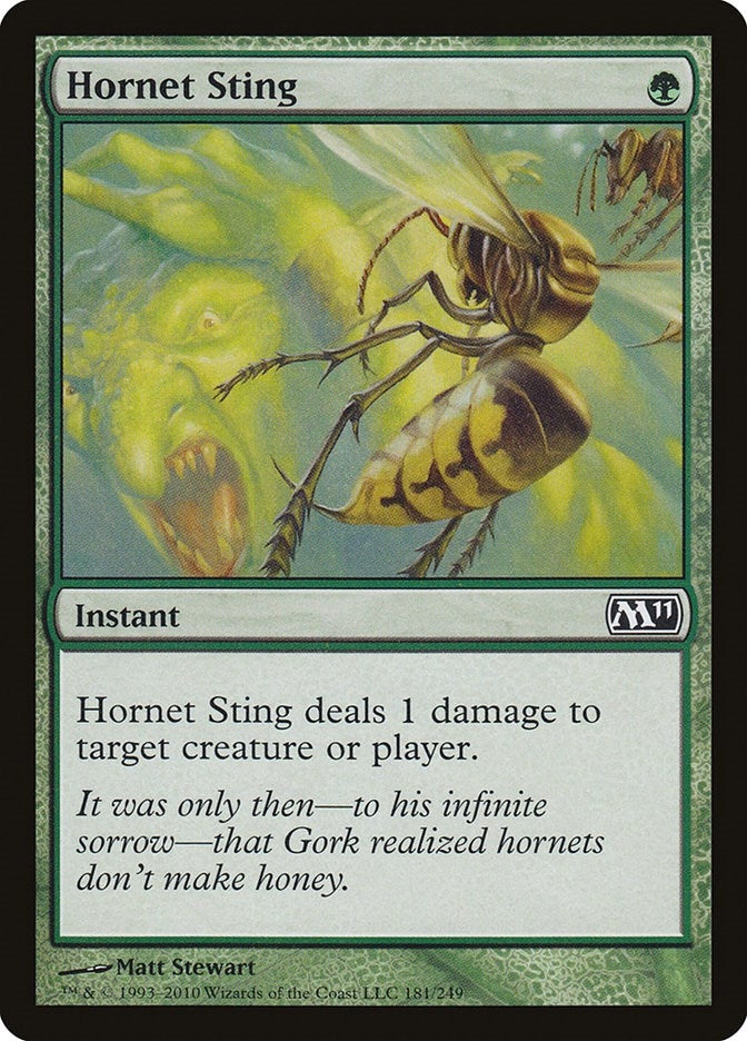 Image for Hornet Sting (Magic 2011 (M11)) (181) - Magic: The Gathering
