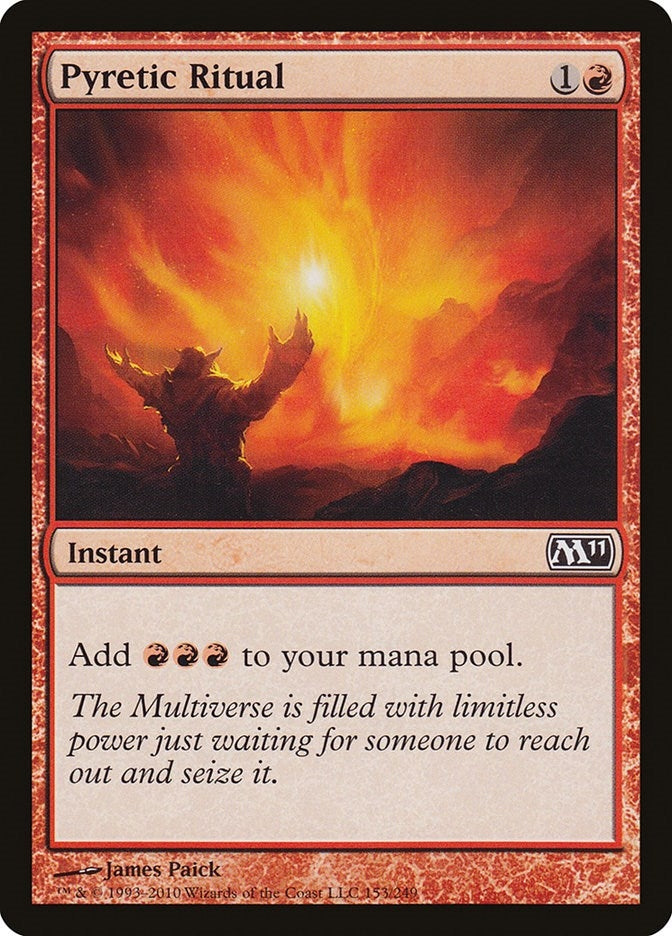 Image for Pyretic Ritual (Magic 2011 (M11)) (153) - Magic: The Gathering