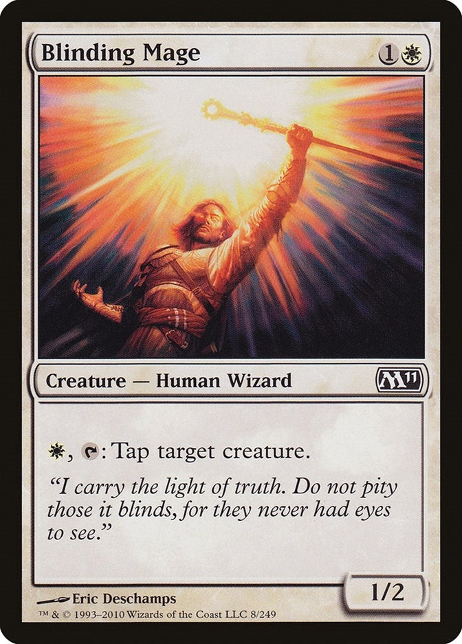 Image for Blinding Mage (Magic 2011 (M11)) (8) - Magic: The Gathering