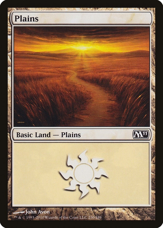 Image for Plains (230) (Magic 2011 (M11)) (230) - Magic: The Gathering