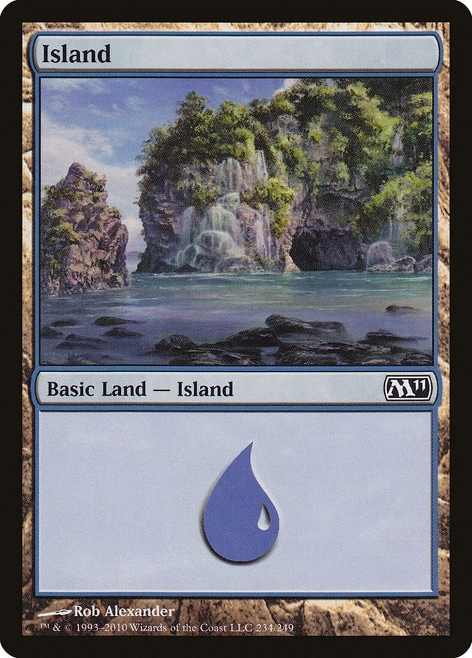 Image for Island (234) (Magic 2011 (M11)) (234) - Magic: The Gathering