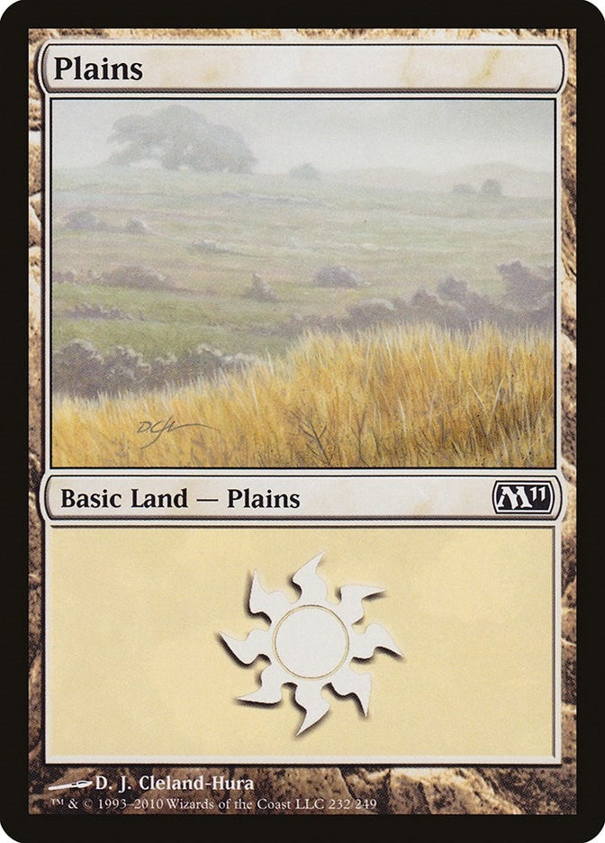 Image for Plains (232) (Magic 2011 (M11)) (232) - Magic: The Gathering