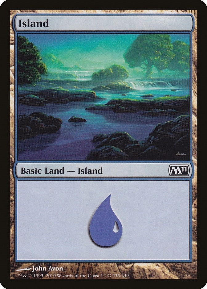 Image for Island (235) (Magic 2011 (M11)) (235) - Magic: The Gathering