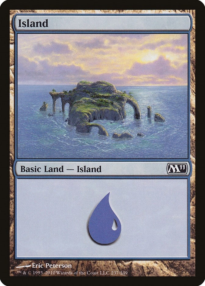 Image for Island (237) (Magic 2011 (M11)) (237) - Magic: The Gathering