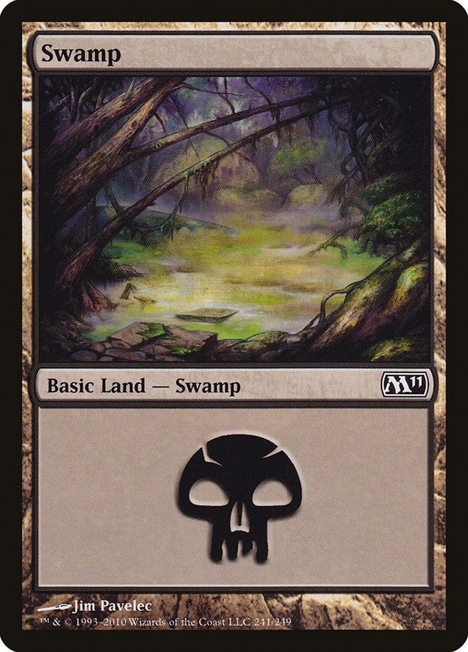 Image for Swamp (241) (Magic 2011 (M11)) (241) - Magic: The Gathering