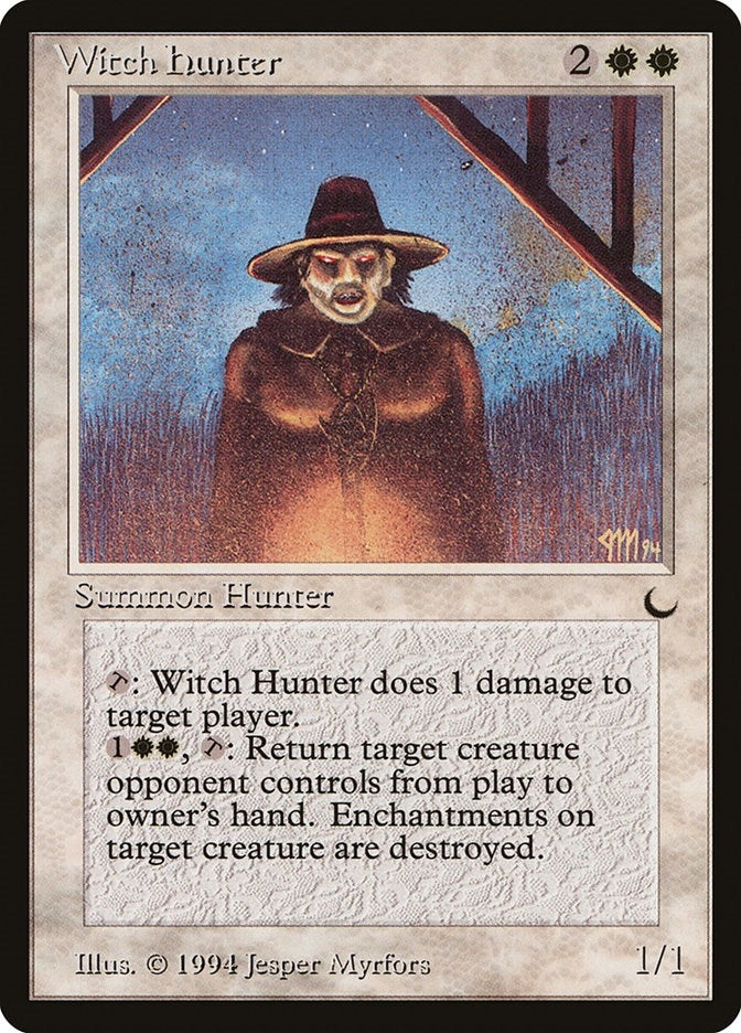 Image for Witch Hunter (The Dark) - Magic: The Gathering