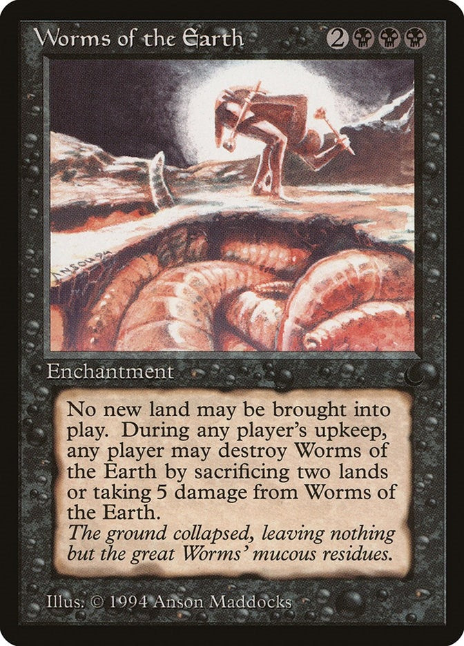 Image for Worms of the Earth (The Dark) - Magic: The Gathering
